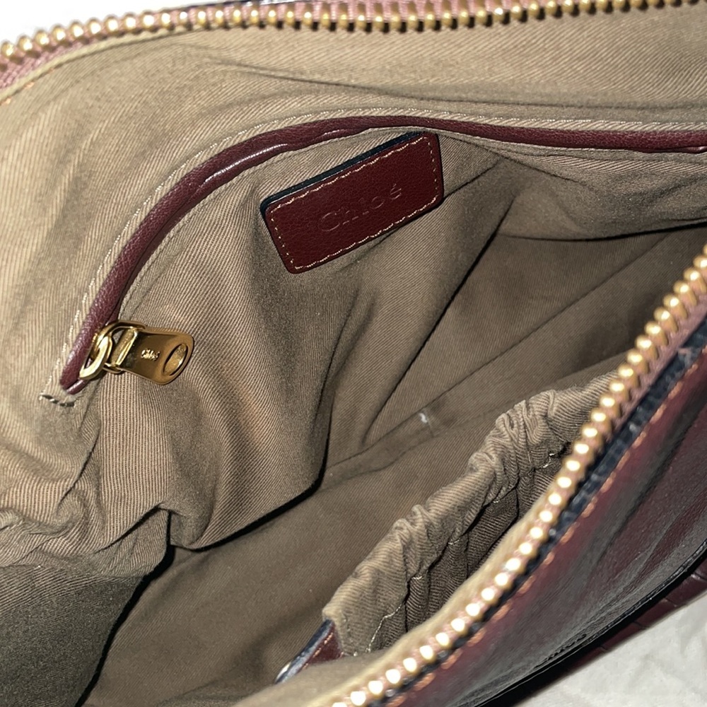 Chloe Marcie burgundy bag - Picture 9 of 13
